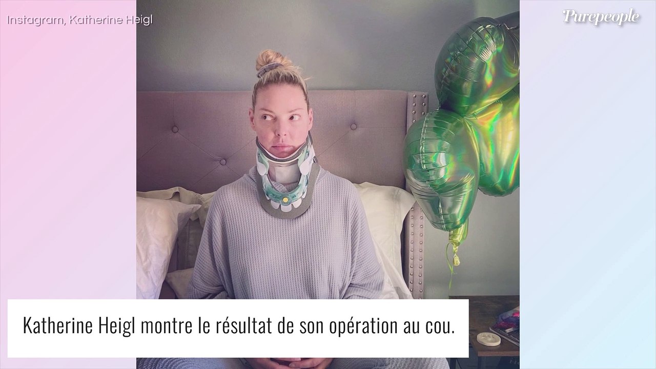 Katherine Heigl : Opérée au cou, elle se fait poser deux plaques en titane