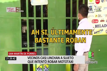 SMP: vecinos aterrorizados tras asesinato de hombre en horas de la mañana