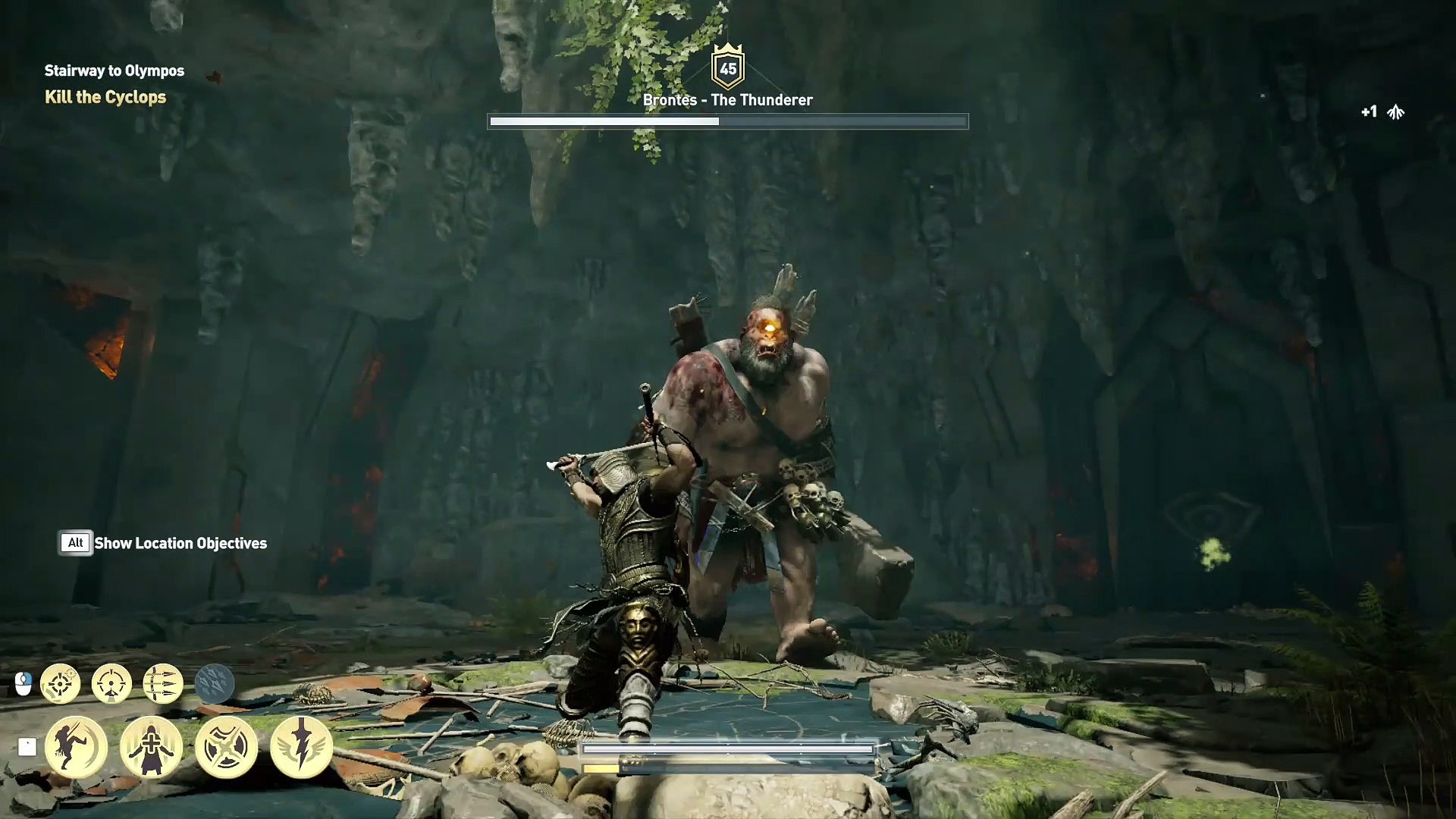 ⁣Assassin's creed odyssey- stairways to Olympos- Kill the cyclops