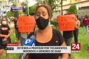 Surquillo: detienen a profesor que habría realizado tocamientos indebidos a cinco menores