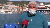 İZMİR Foça'da balıkçılardan kaçak avlananlara tepki 'Balıklar büyümeden yakalanıyor'