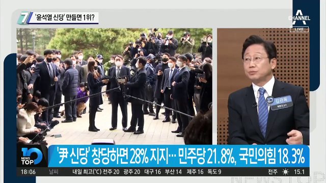 ‘윤석열 신당’ 만들면 1위?