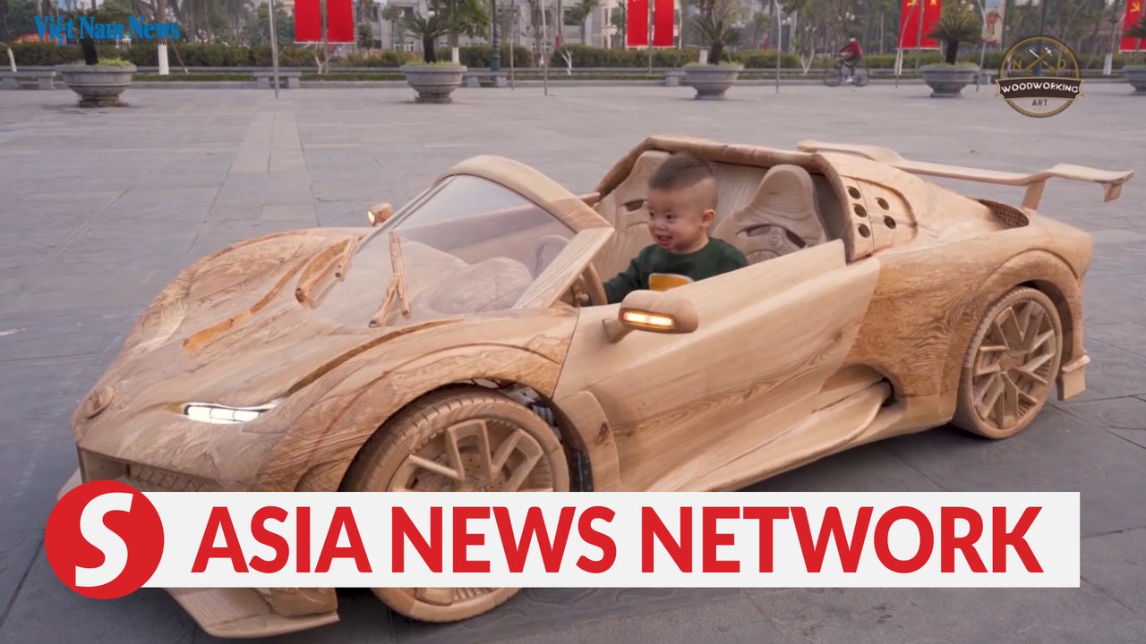 Vietnam News | Man makes supercars from wood in Vietnam