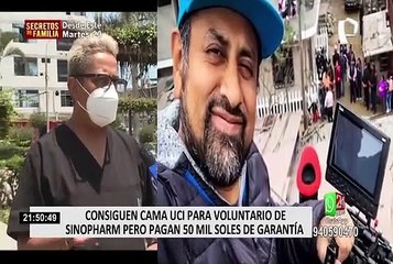 Periodista que formó parte de ensayo clínico de la UPCH consiguió cama UCI para tratamiento