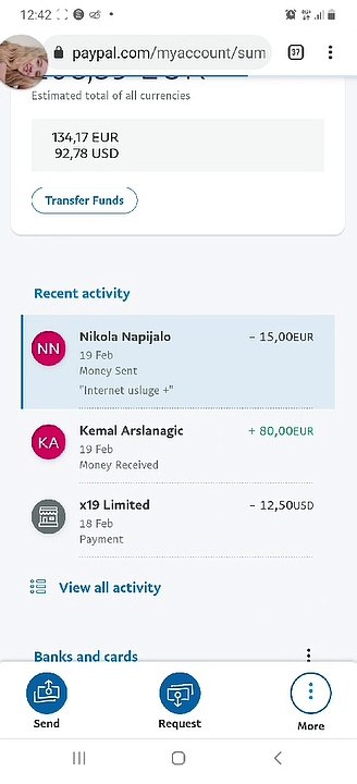 PayPal money