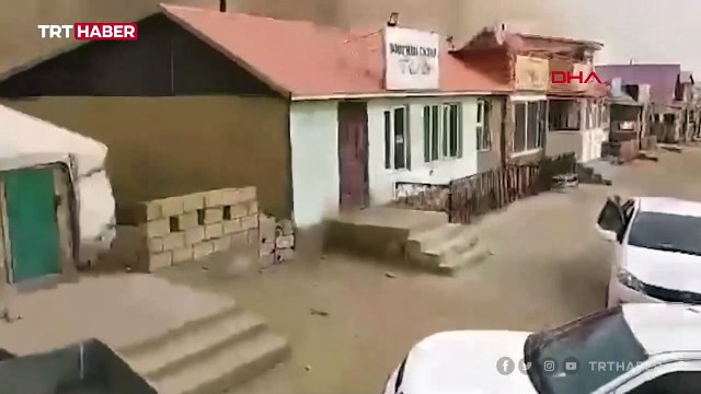 Kazakistan'da kum fırtınası