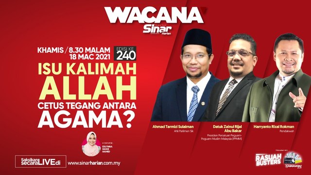 [LIVE] Isu kalimah ALLAH cetus tegang antara agama?