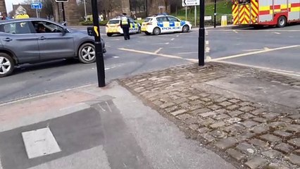 Emergency services at Kirkstall Road