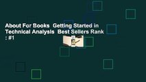 About For Books  Getting Started in Technical Analysis  Best Sellers Rank : #1