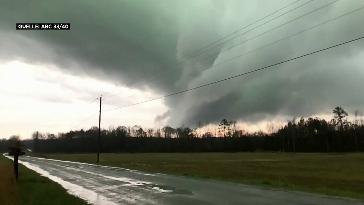 US-Südstaaten sind unwettergeplagt
