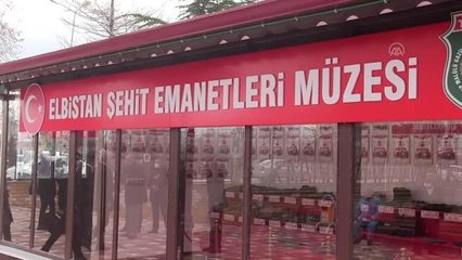 Son dakika haberi | KAHRAMANMARAŞ - Elbistan'da "Şehit Emanetleri Müzesi" açıldı