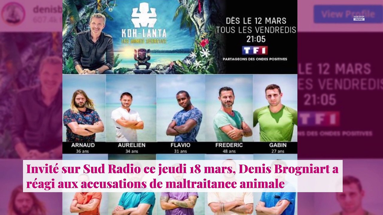 Koh-Lanta : Denis Brogniart réagit aux accusations de cruauté envers les animaux