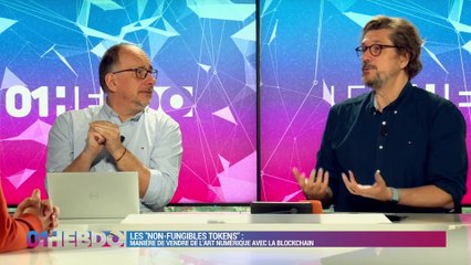 Les "non-fungibles tokens" : manière de vendre de l'art numérique avec la blockchain (Extrait 01HEBDO)