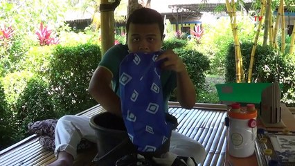 Kreatif! Penyandang Autisme Ubah Sampah Jadi Kerajinan