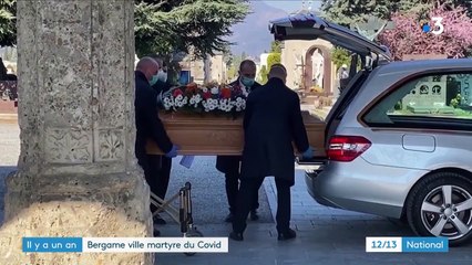 Italie : Bergame, ville martyre du Covid, commémore les victimes du virus