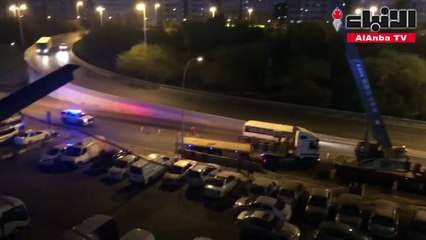 البدء في إزالة الحواجز والأسلاك الشائكة من مناطق سبق حظرها