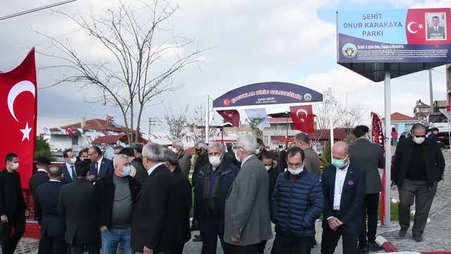 Son dakika haberleri | Şehit Onur Karakaya'nın adının verildiği park açıldı