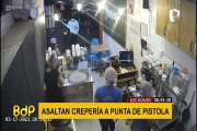 Los Olivos: delincuentes asaltan crepería en avenida Antúnez de Mayolo