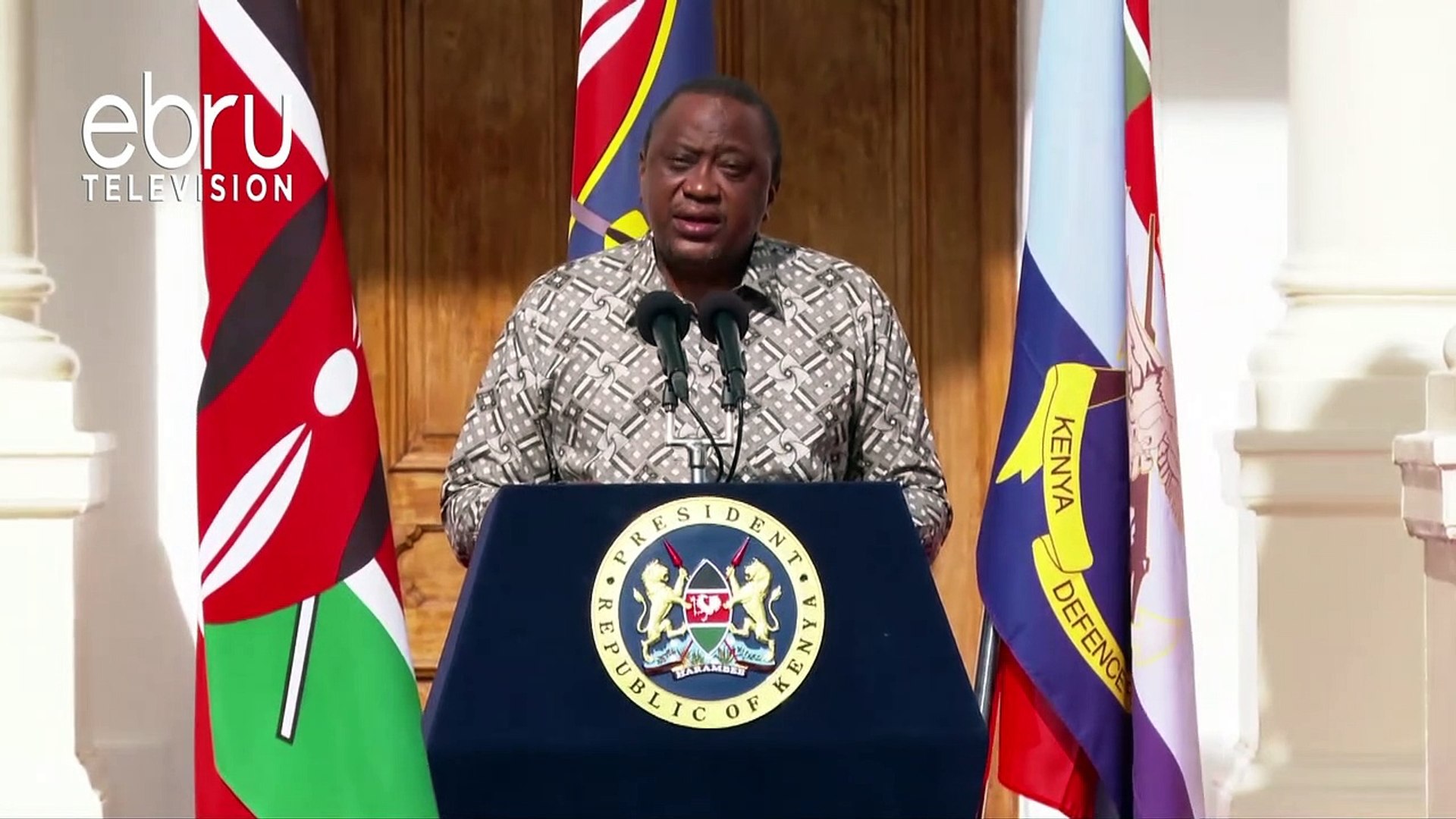 ⁣President Kenyatta Eulogises The Late Tanzanian President