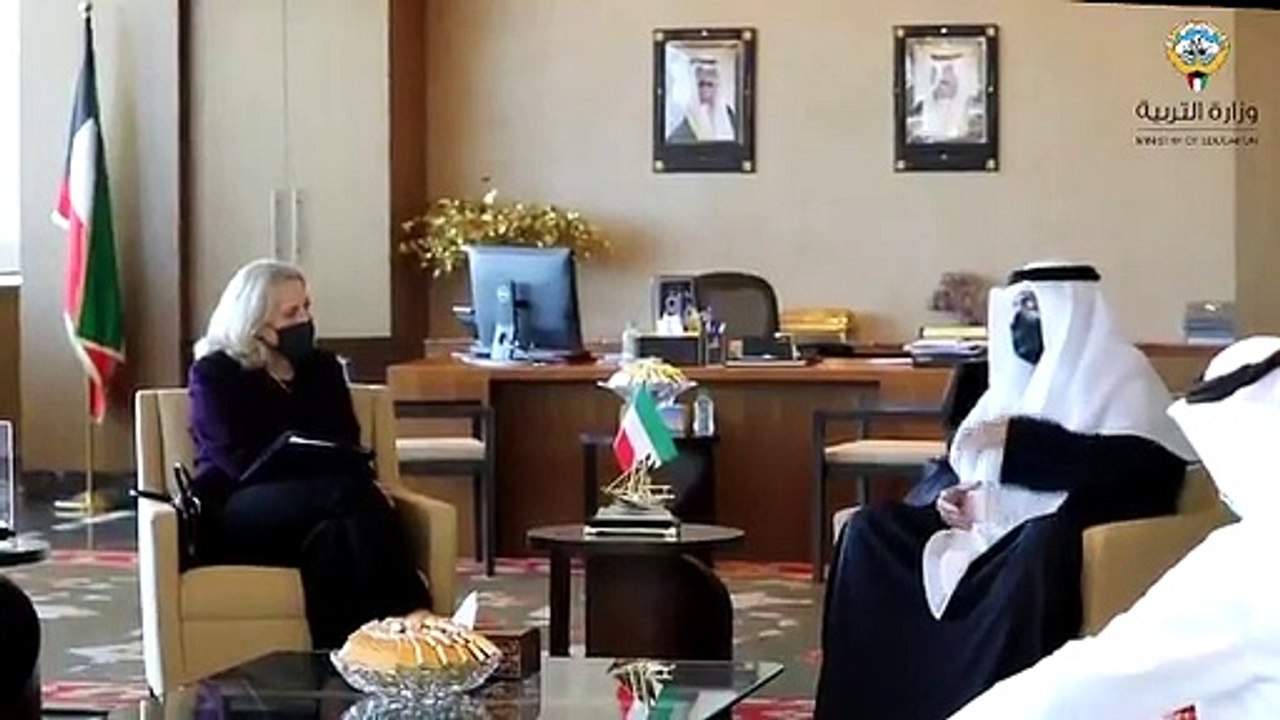 وزير التربية يبحث مع السفيرة الأميركية تطوير مجالات التعاون التربوي