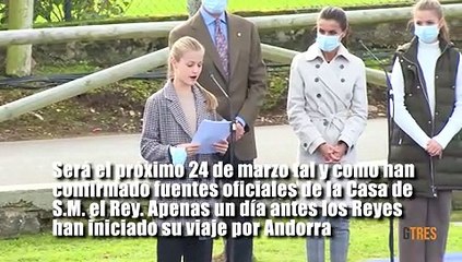 Leonor estrena agenda en solitario