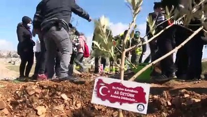 Şehitlerin ismi Şahinbey’de fidanlarda yaşayacak