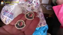 Roma - Abbigliamento contraffatto, sgominata banda di falsari (18.03.21)