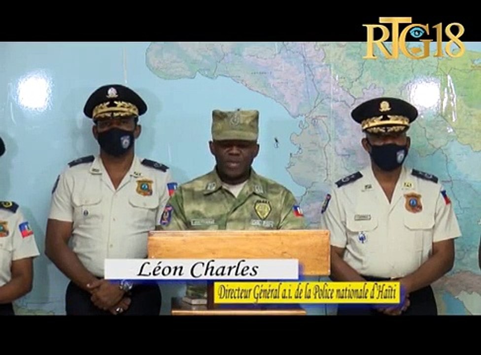 Deklarasyon direktè jeneral a.i polis nasyonal Dayiti Léon Charles