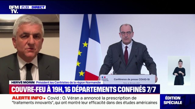 Hervé Morin: Le discours de Jean Castex est le même qu'au mois de novembre