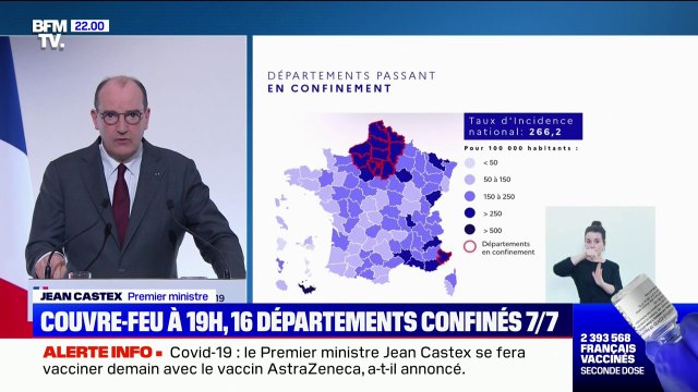 Covid-19: 16 départements vont être confinés 7 jours sur 7 pour quatre semaines