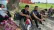 La #caravana #Migrante de #Honduras continuan llegando a piedras negras coahuila mexico para cruzar por el rio bravo y llegar a texas USA para encontrar una vida mejor