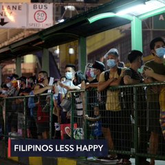 Filipinos less happy in 2020, says World Happiness Report