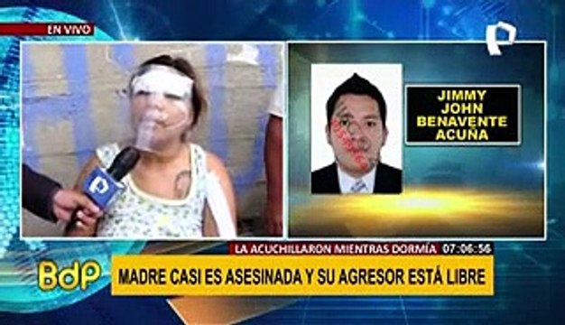 Intento de feminicidio: mujer es acribillada 14 veces por su pareja