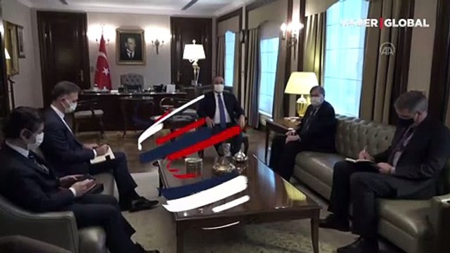 Bakan Çavuşoğlu, ABD'li Büyükelçi Satterfield'i kabul etti