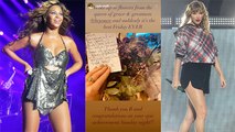 Girl Power! Beyonce Sends Taylor Swift Flowers For Her Big Win At The Grammys