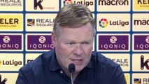 Football - Liga - Ronald Koeman press conference after Real Sociedad 1-6 FC Barcelona