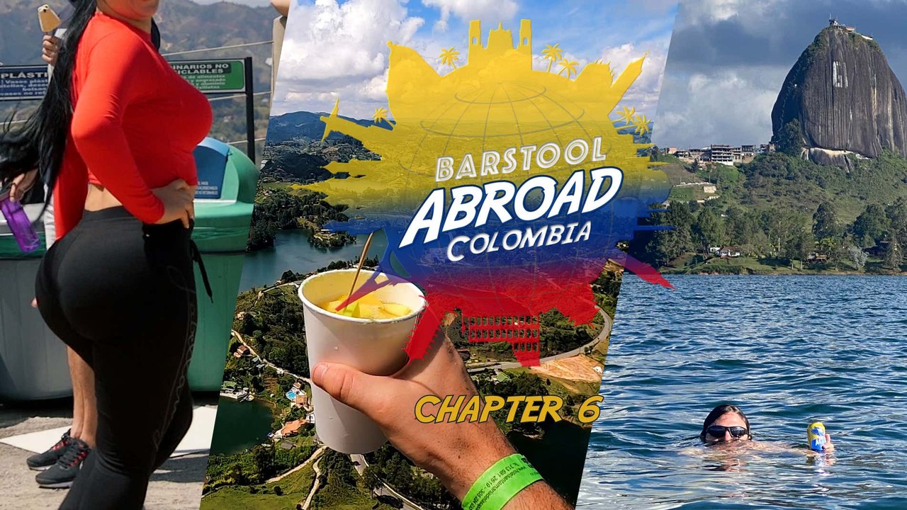 I'M OFFICIALLY A LAKE GUY AFTER A DAY IN GUATAPE | BARSTOOL ABROAD COLOMBIA CHAPTER 6