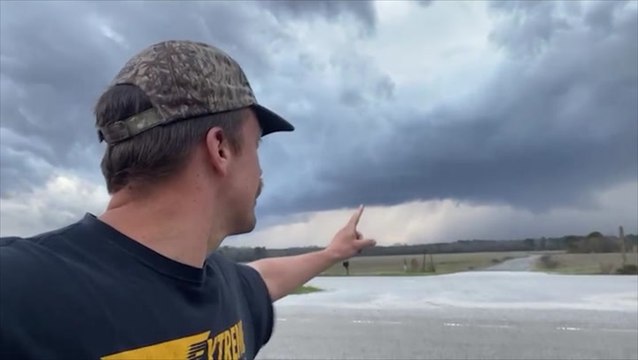 Here's what a supercell looks like as severe storms hit South Carolina