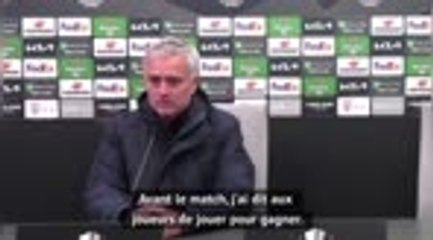 8es - Mourinho : "Nous n'avons pas été pris par surprise"