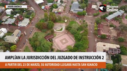 Amplían la jurisdicción del Juzgado de Instrucción 2