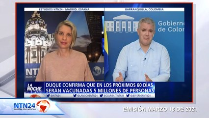 5 millones de dosis anticovid aplicadas en 60 días: La nueva meta del gobierno colombiano