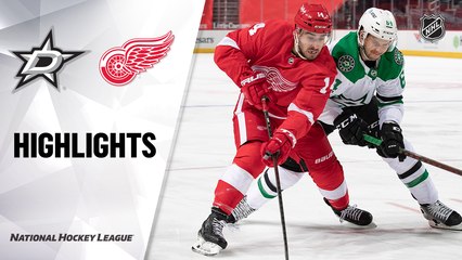 Stars @ Red Wings 3/18/21 | NHL Highlights