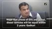 I hope that prices of EVs and petrol, diesel vehicles will be equal within two years: Nitin Gadkari