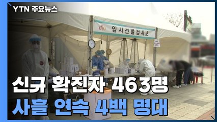 사흘 연속 4백명 대..."AZ 백신 접종 중단할 이유 없어" / YTN