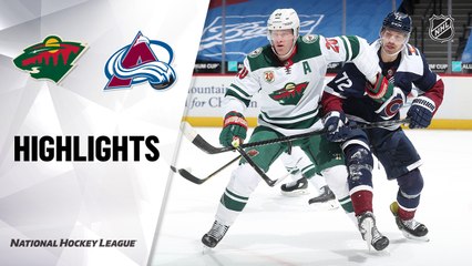 Wild @ Avalanche 3/18/21 | NHL Highlights