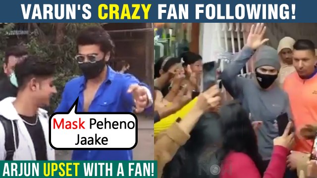 Varun Dhawan MOBBED By Fans | Arjun Kapoor ANGRY REACTION On A Fan | Stars Spotted