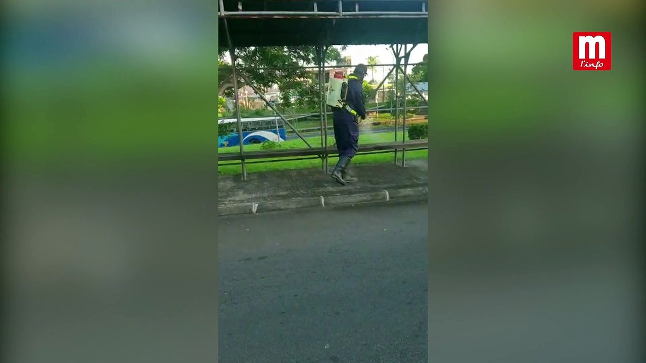 Covid-19 : Nettoyage et désinfection des places publiques