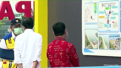PRESIDEN JOKO WIDODO MERESMIKAN KOLAM REGULASI NIPA-NIPA
