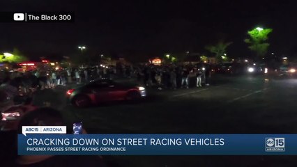 Cracking down on street racing vehicles in Phoenix