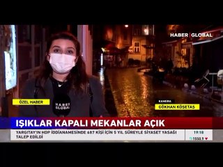 Kepenkler kapalı, mekanlar açık